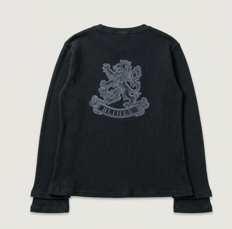 BLH Script Waffle Longsleeve