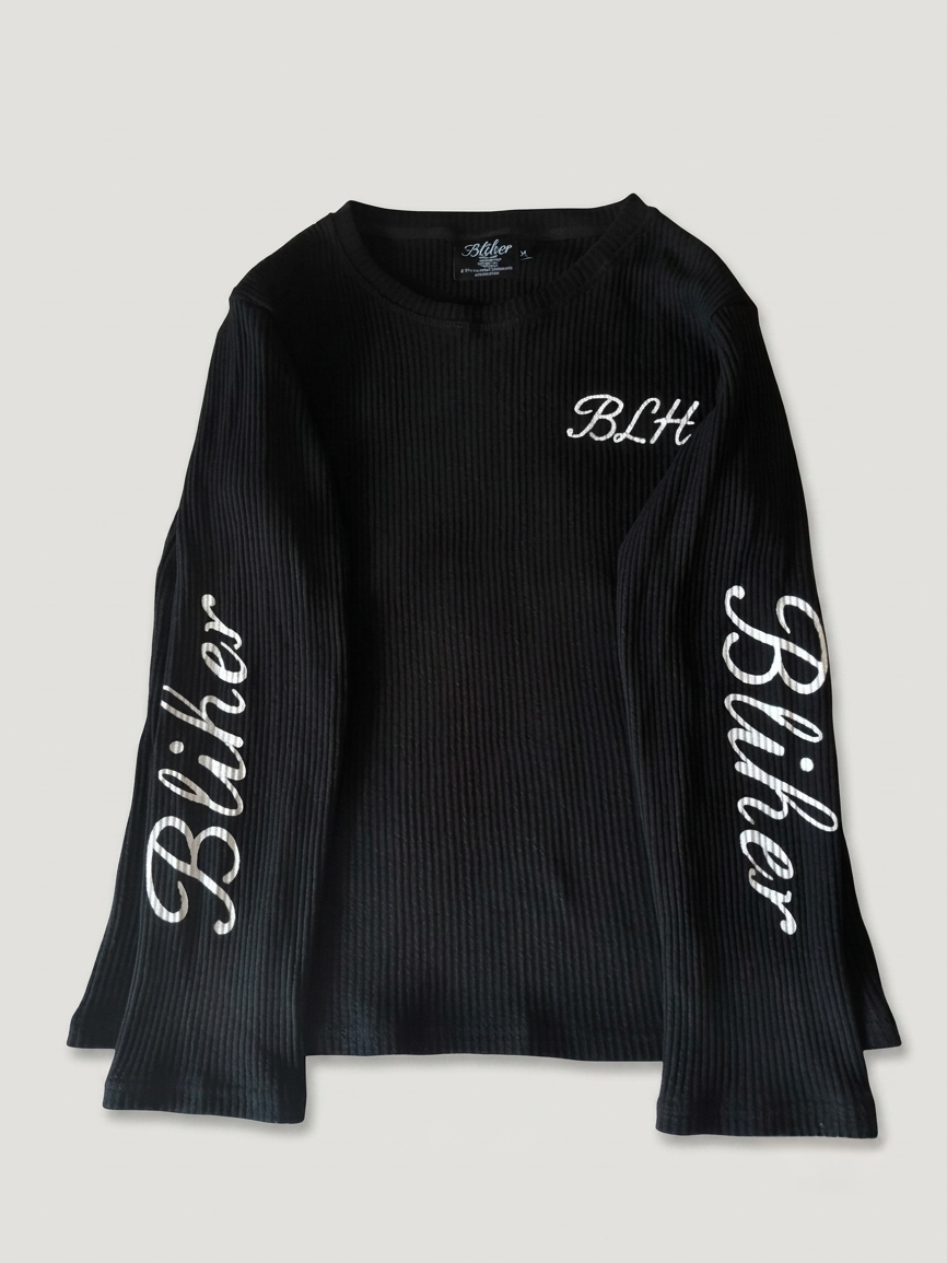 BLH Script Waffle Longsleeve