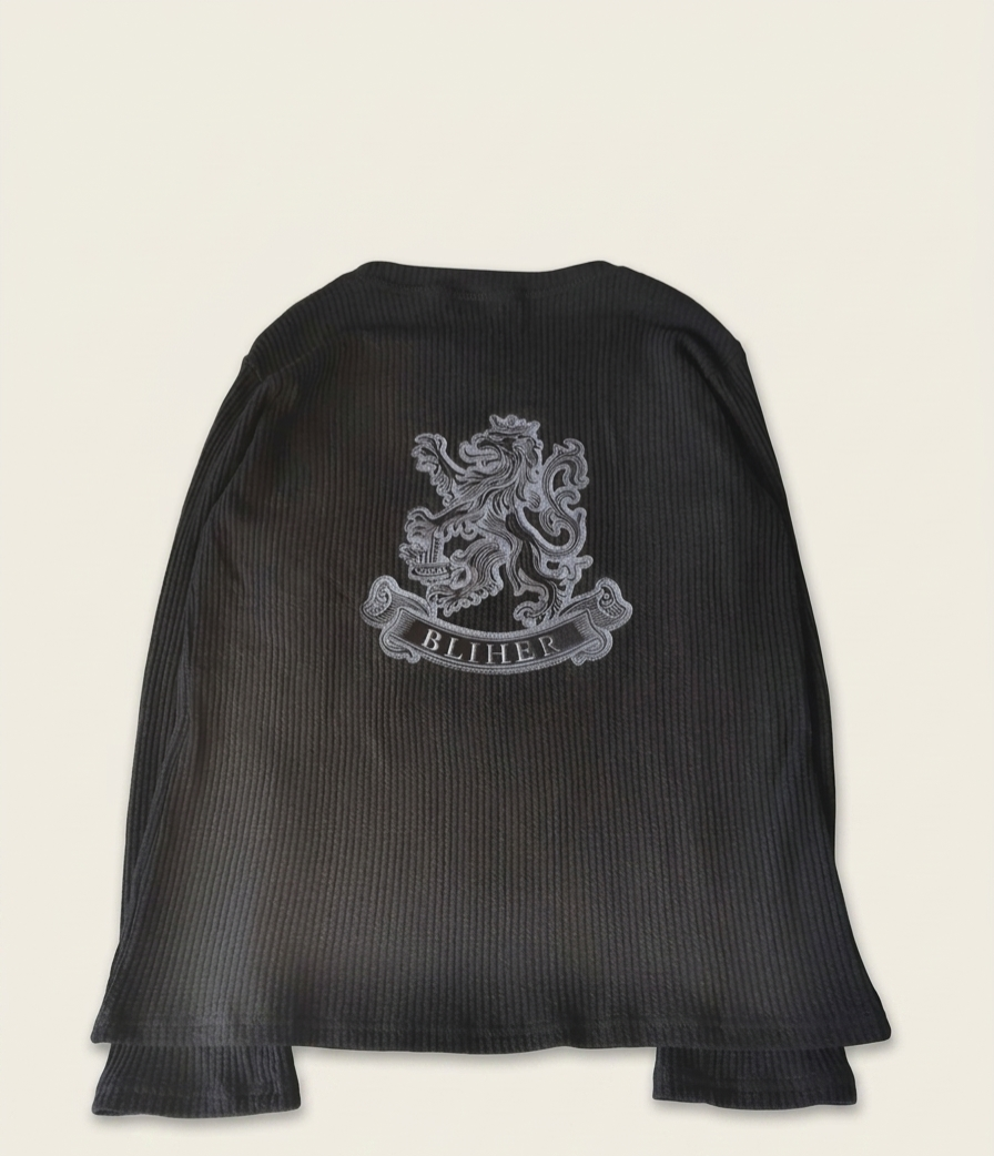 BLH Script Waffle Longsleeve